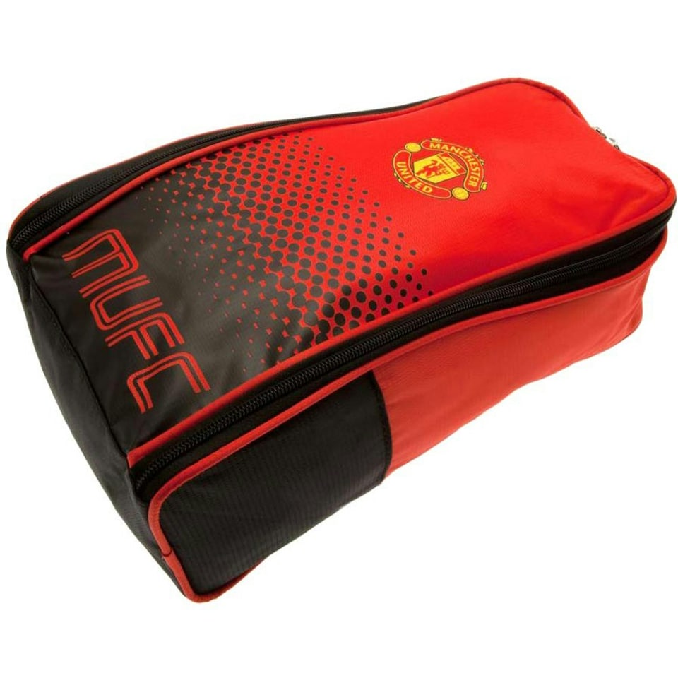 image 1 of Manchester United FC Official Football Fade Design Bootbag - Red/Black - One Size