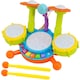 image 3 of Beginners Musical Table Top Drum Kit Play Set