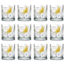 Pasabache Elysia Whisky Glasses - 210ml - Pack of 12 | Clear | Clear