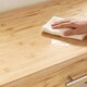 image 10 of SoBuy Kitchen Trolley with Drawer and 2 Shelves, Natural Bamboo, 22.8x15.7x33.8 in, 10.75 kg - FKW135-N
