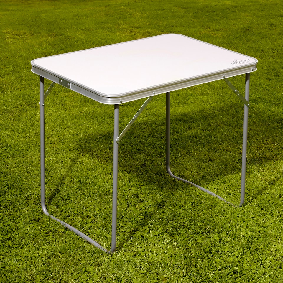 image 1 of Charles Bentley Odyssey Folding Portable Camping Compact Small Picnic Table