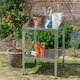 image 2 of Lacewing Traditional 2 Tier Greenhouse Square Workstation Staging  Silver 60cm