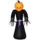 image 1 of HOMCOM 2.1m Inflatable Pumpkin Ghost Head Monster Vampire 6 LED Halloween Blow Up Yard Holiday Decoration