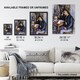 image 3 of Young Man and Skull Portrait Painting Cezanne Huge Wall Art Print 18X24 In