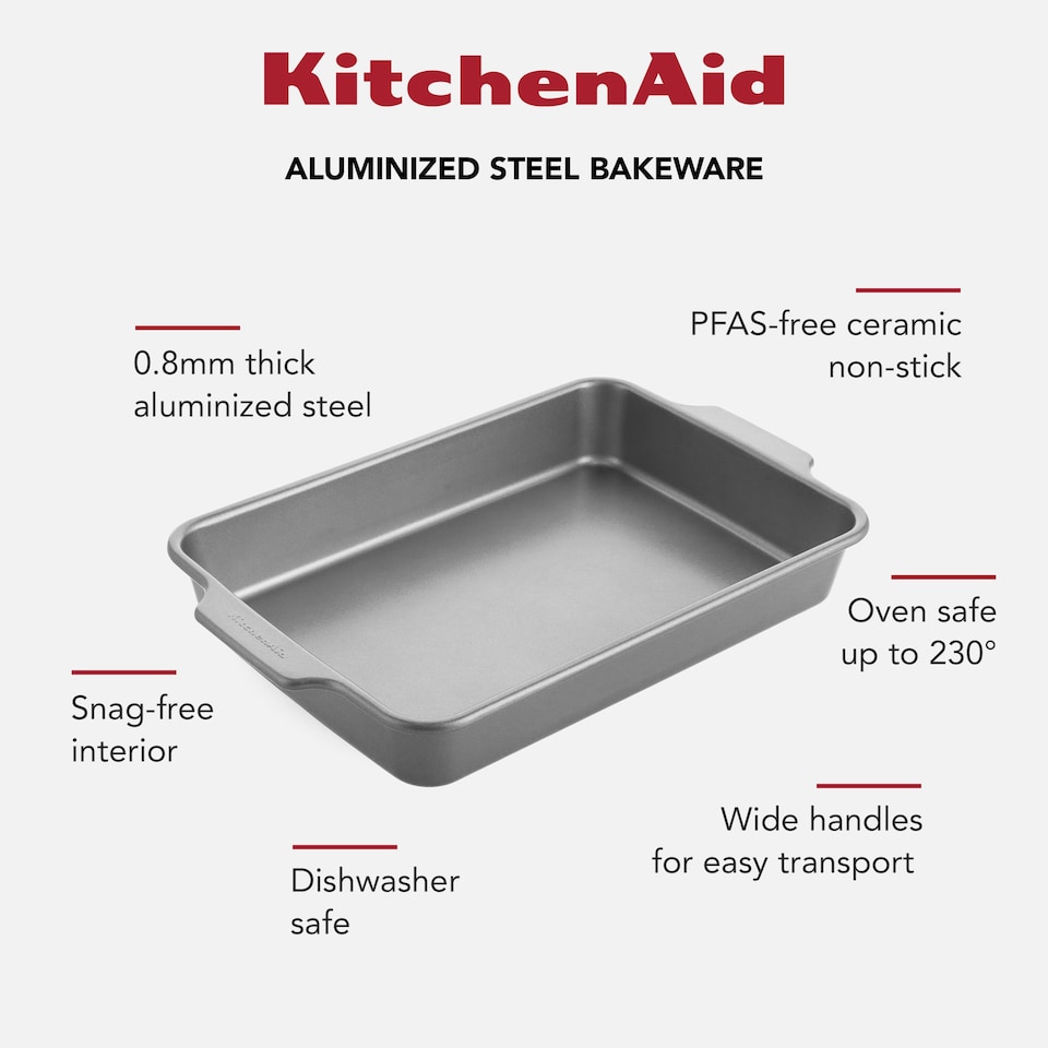 image 1 of KitchenAid Metal Bakeware Cake Pan