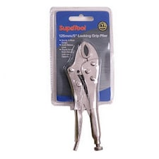SupaTool Locking Grip Plier - Silver - 125mm