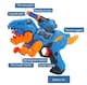 image 2 of Alivio Dinosaur Blue Game Blaster Gun With Soft Foam Darts & Targets