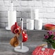 image 7 of Harbour Housewares Round Metal Kitchen Sugar Canister - Matt White