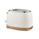 image 1 of GEEPAS 2 Slice Toaster NordiQ Design,850W Cream