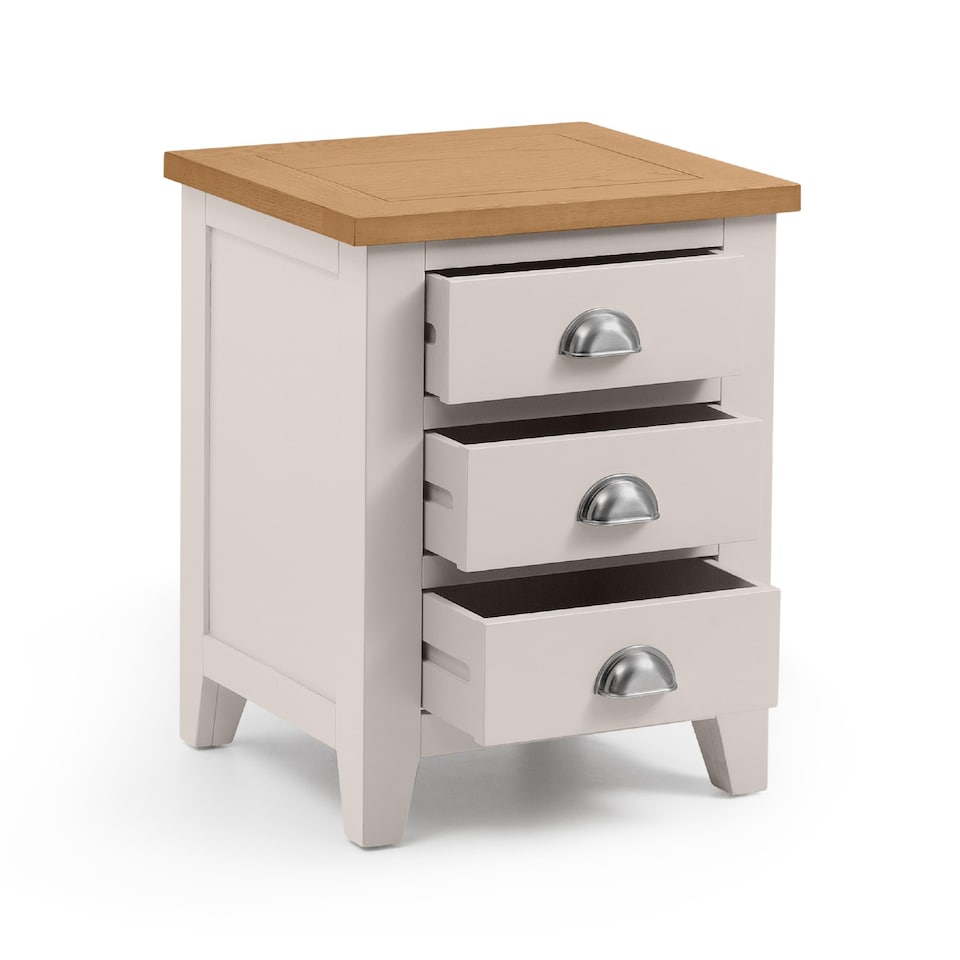 image 1 of Premium Westbury 3 Drawer Bedside Unit