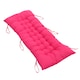 image 4 of Living and Home Thick Chaise Lounge Chair Cushion, Rose Red-125cm | Red