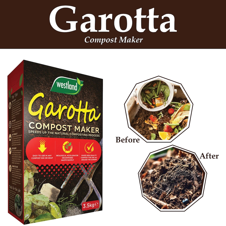 image 1 of Westland Garotta Compost Maker 3.5kg Fast Acting Compost Accelerator for Rich Healthy Soil and Thriving Gardens