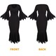 image 5 of Spider Witch Costume with Spider Prop | Black | XL