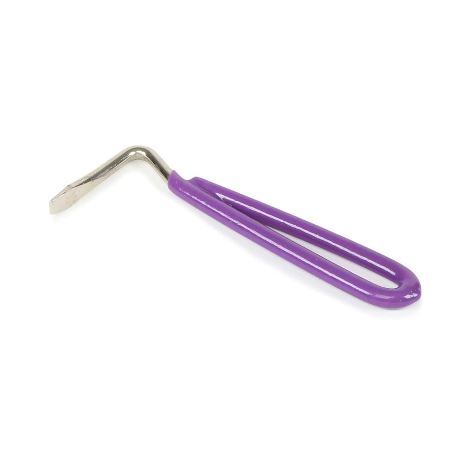 Ezi-Groom Pear Horse Hoof Pick - Purple - One Size