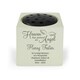 image 1 of Personalised Angel Memorial Vase
