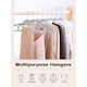 image 7 of Dyzi White Plastic Coat Hangers Pack of 30