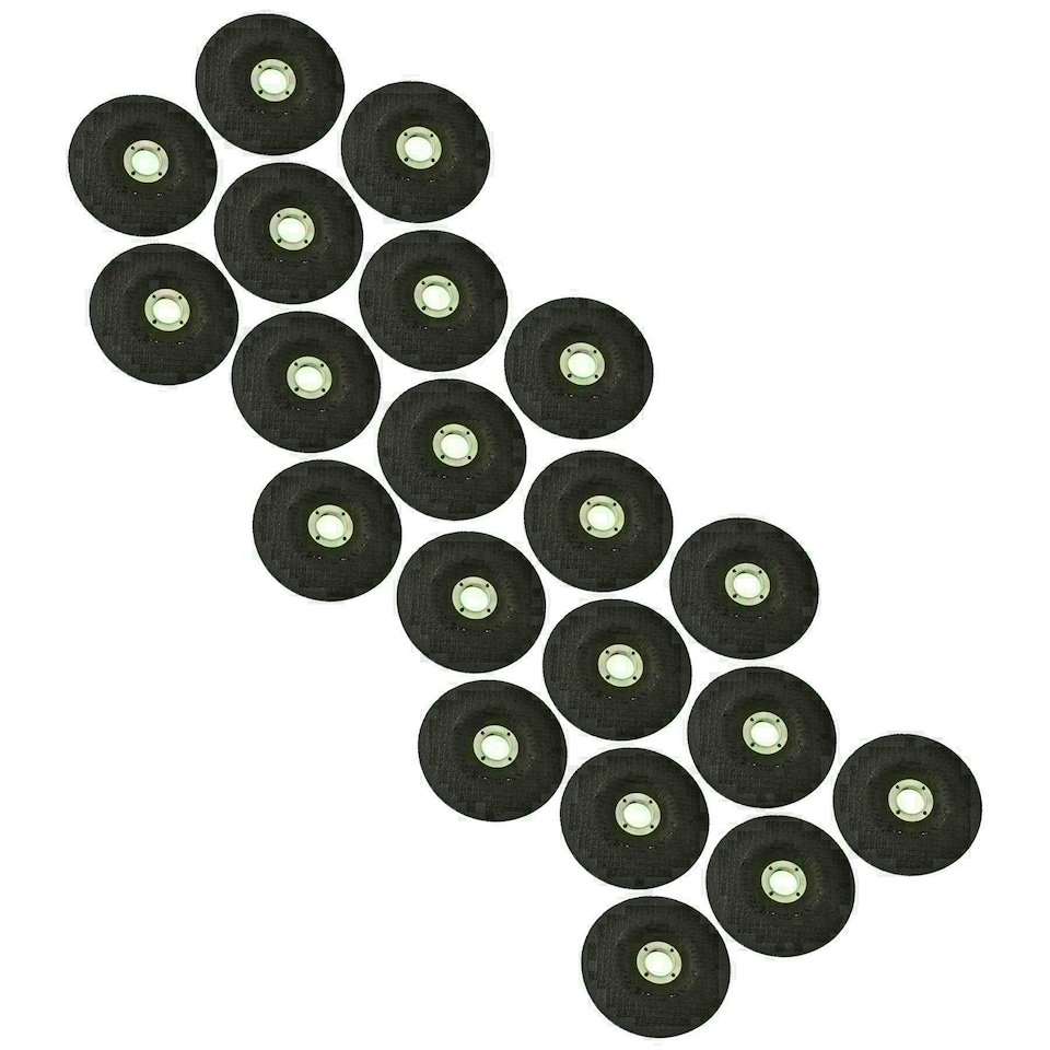 image 1 of 20pc Metal Grinding Angle Grinder Disc 115mm (4-1/2") Depressed Centre TE786