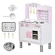 image 6 of HOMCOM Kids Kitchen Play Set Sounds Utensils Pans Storage Child Role Play 3 Yrs+