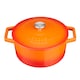 image 6 of Cooks Professional Casserole Dish 26cm – Ovenproof Pan with Lid | Orange | Orange