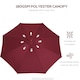 image 4 of Outsunny 3(m) Garden Parasol Sun Shade Outdoor Umbrella Canopy Red