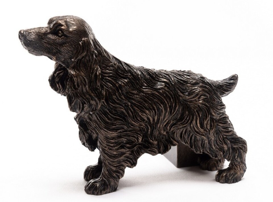 image 1 of Cocker Spaniel Plant Pot Feet - Set of 3 - L6 x W11 x H8.5 cm | Grey