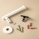 image 4 of Cosmic Wall Mounted Toilet Roll Holder with Durable Metal Copper Finish