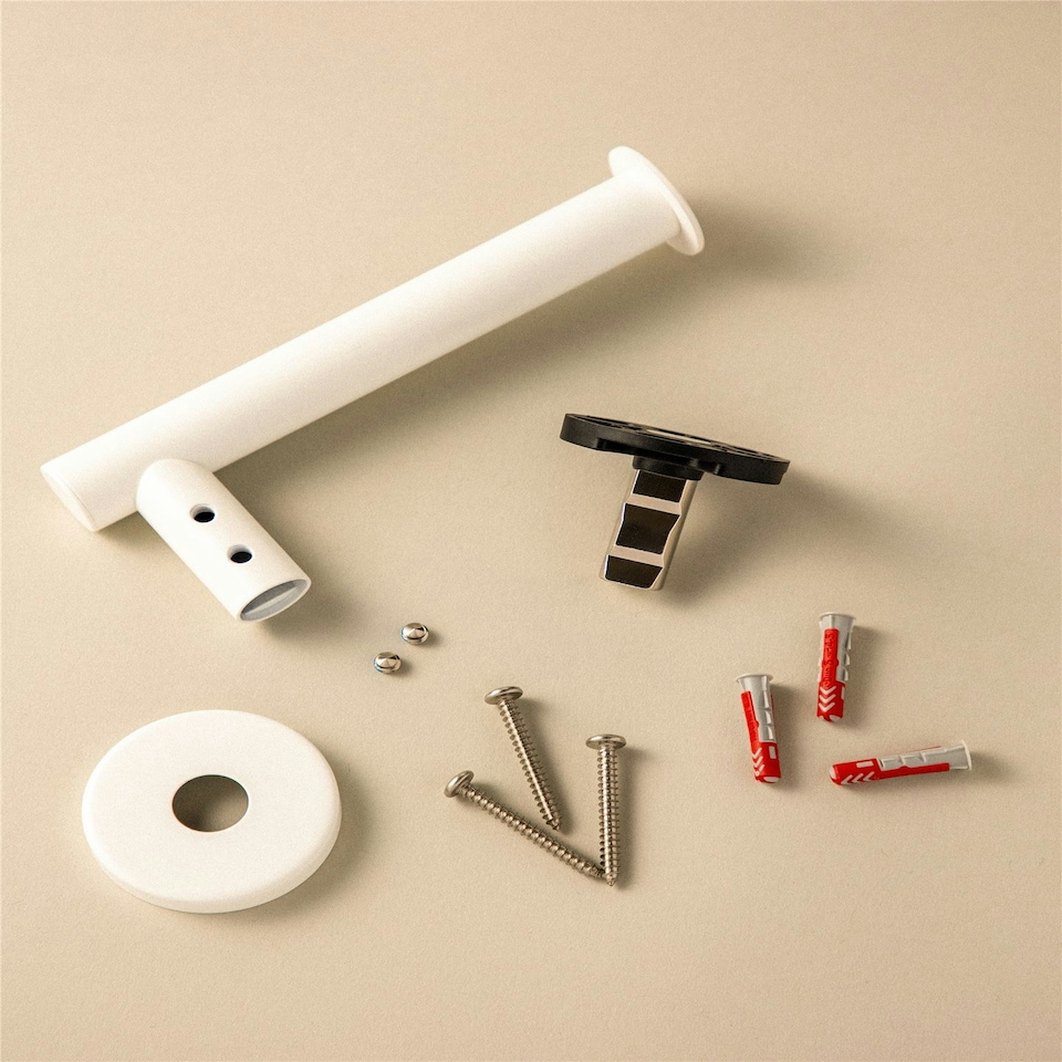image 1 of Cosmic Wall Mounted Toilet Roll Holder with Durable Metal Copper Finish