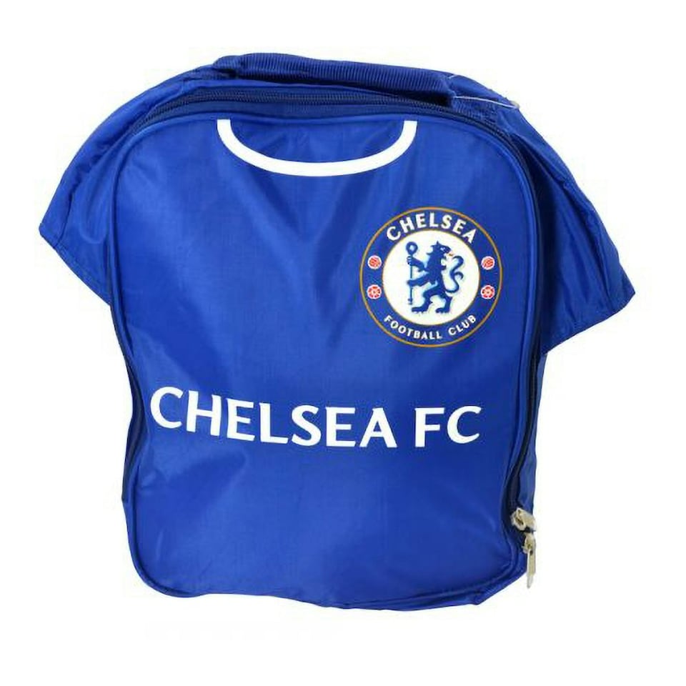 image 1 of Chelsea FC Official Football Kit Lunch Bag - Blue/White - One Size