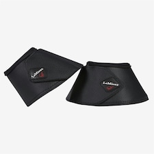 LeMieux WrapRound Leather Over Reach Boots Black | XX-Large