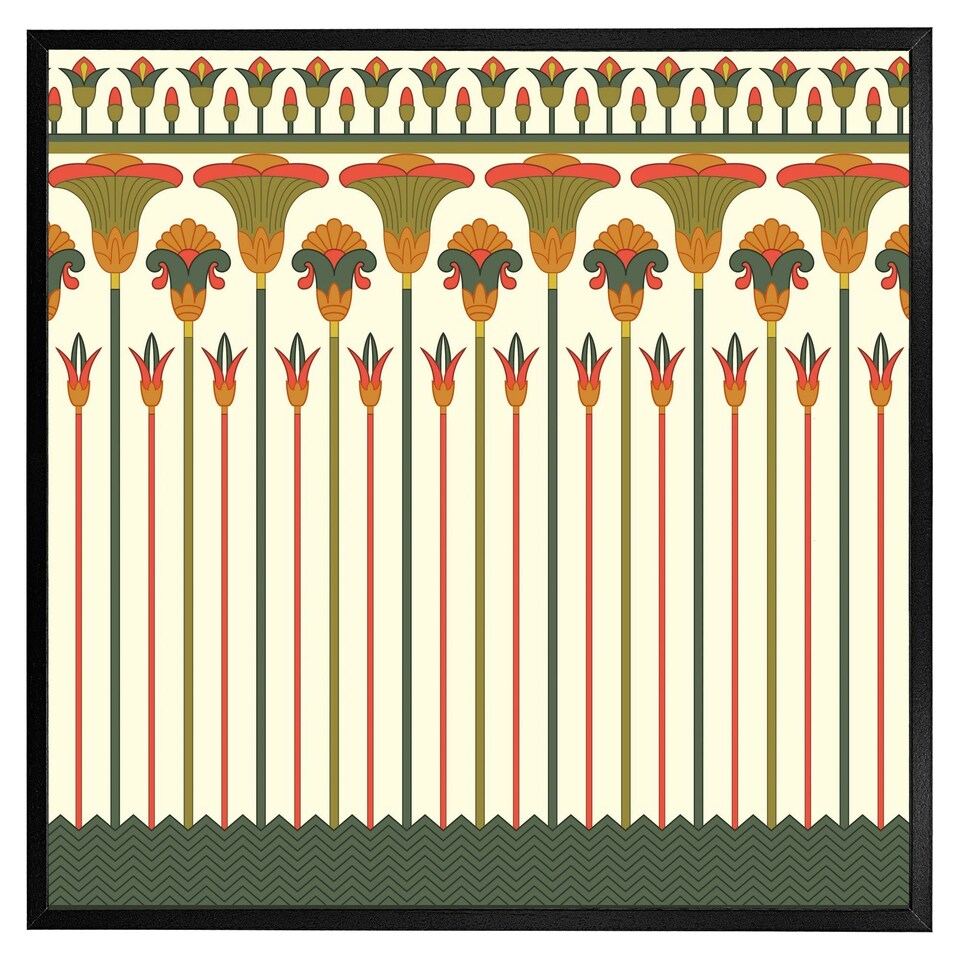 image 1 of Egyptian ornament (Picture Frame) Grey | XL