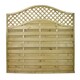 image 1 of Snowdon Timber Omega Lattice Top Fence Panel (H) 1.8m (W) 1.8m