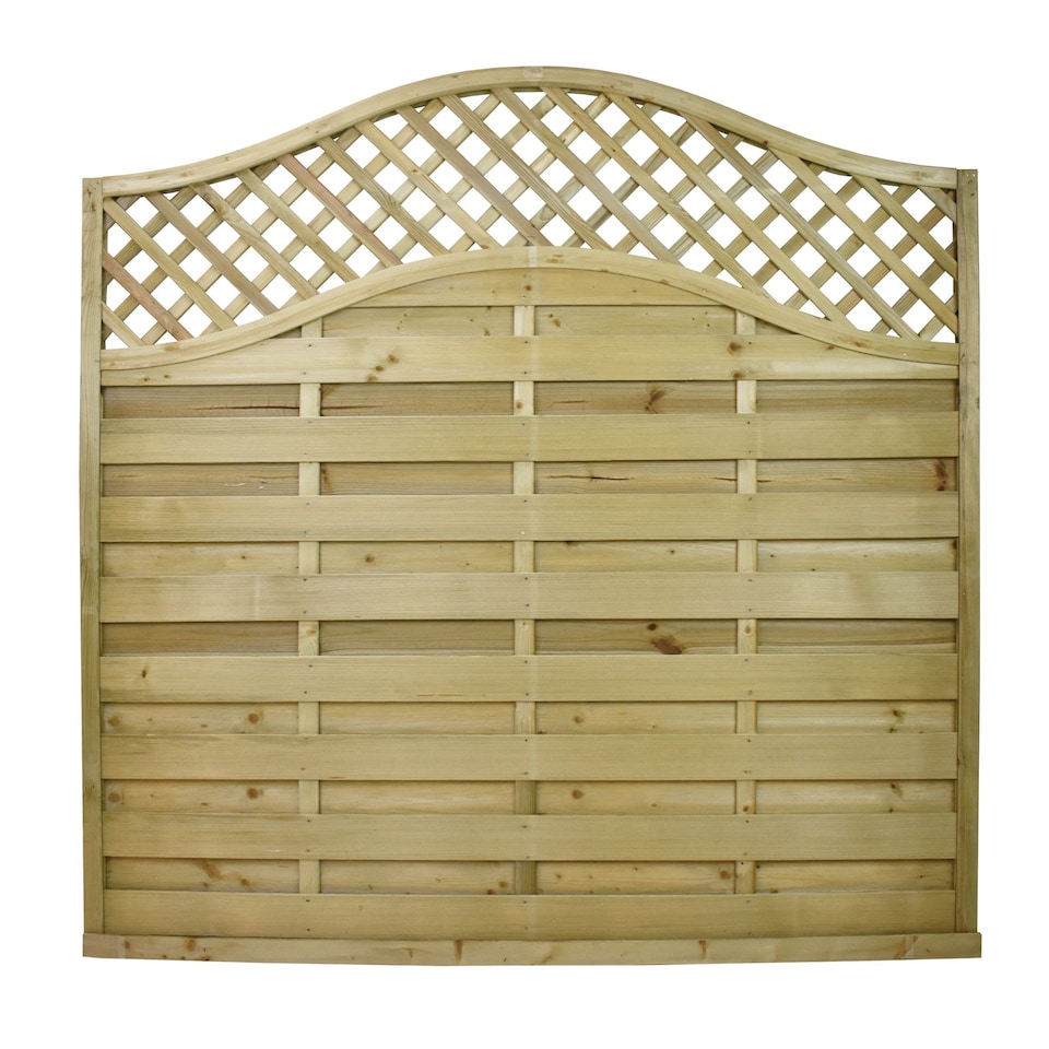 image 1 of Snowdon Timber Omega Lattice Top Fence Panel (H) 1.8m (W) 1.8m