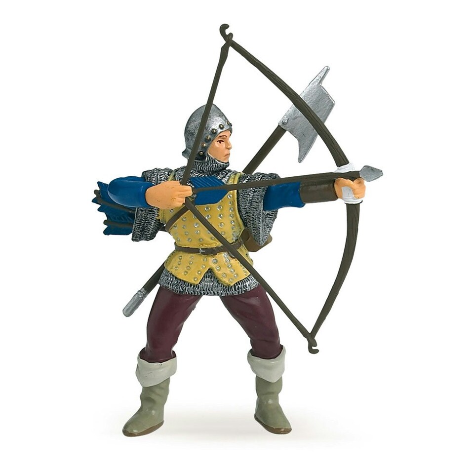 image 1 of PAPO Fantasy World Blue Bowman Toy Figure