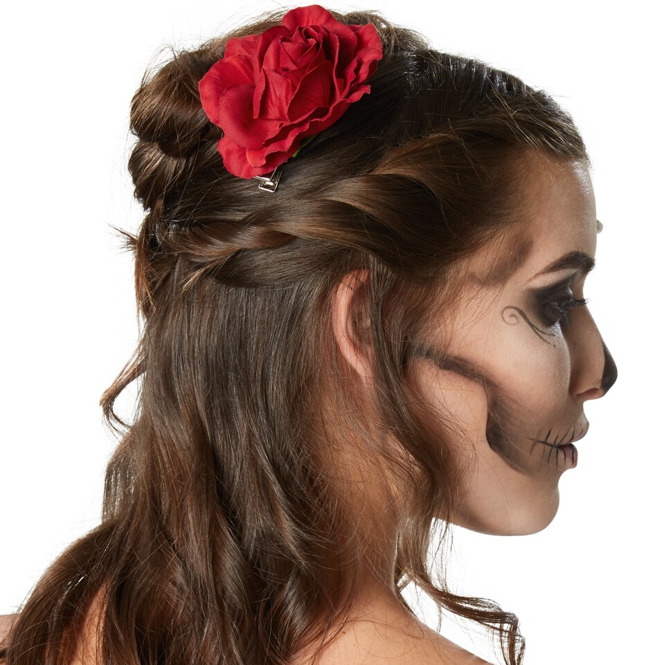 image 1 of Spooky Senorita - Halloween fancy dress costume for women | Red | black/red | 1