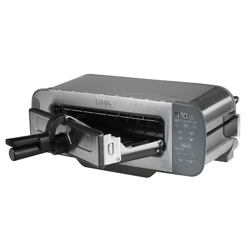 image 1 of Ninja Foodi 3in1 Toaster, Grill & Panini Press in Stainless Steel ST202UK Silver