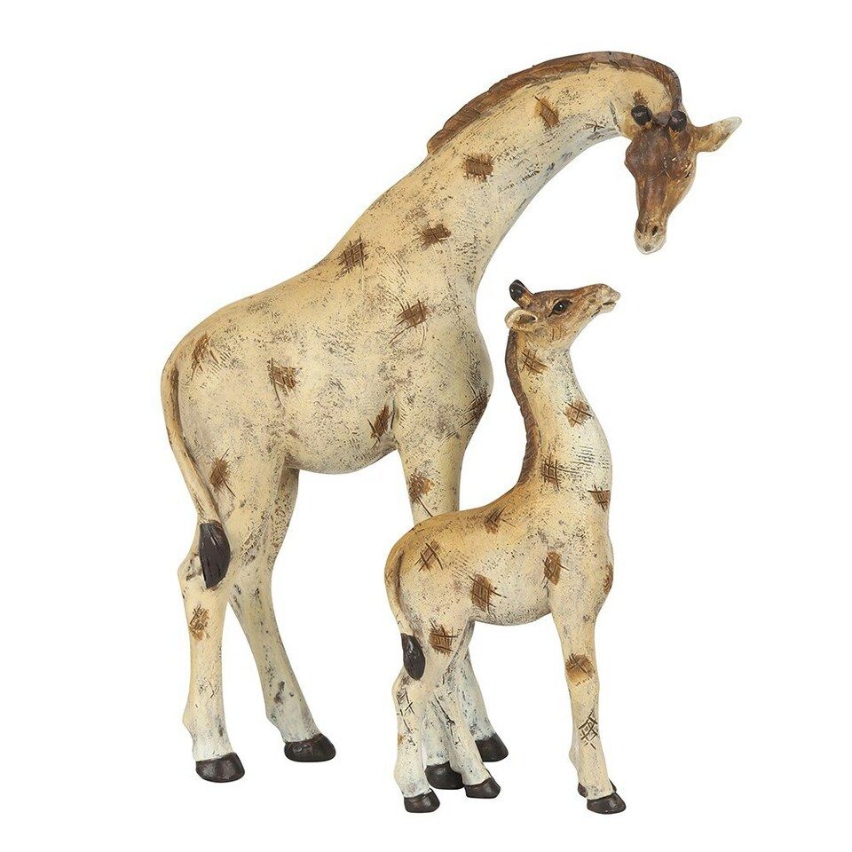 image 1 of Mother and Giraffe Baby Ornament