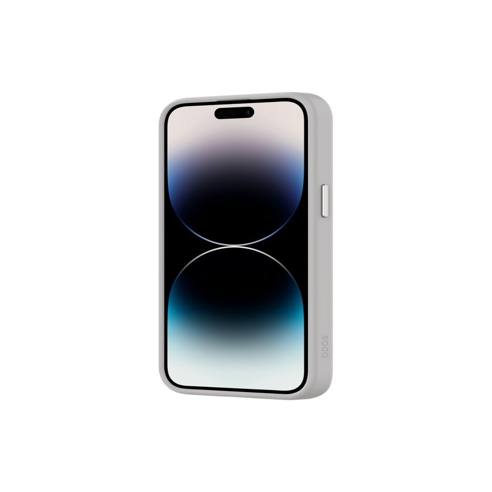 image 1 of QDOS Hybrid Soft + Snap (MagSafe) Case for iPhone 15 Pro - White Grey White