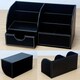image 5 of PVC Black Desktop Organizer 28 x 14 x 14.5cm