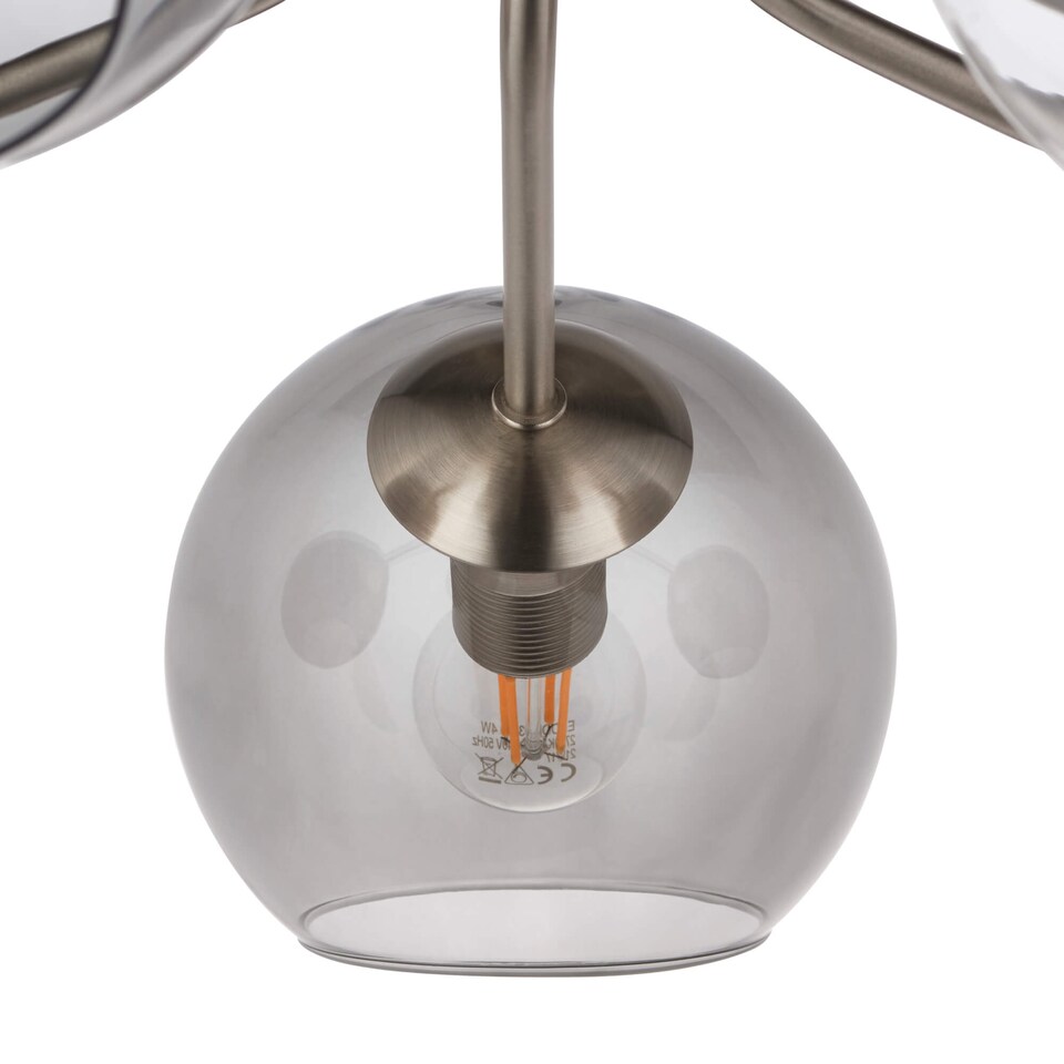 image 1 of Branco 5 Light Semi-Flush Ceiling Light