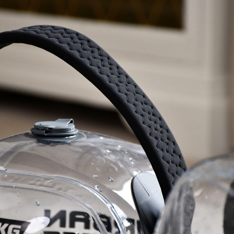 image 1 of Urban Fitness Hydro Inertia Kettlebell, Inflatable Water Filled Training Weight With Foot Pump, Portable Functional Strength And Core Workout, 10kg