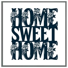 Home sweet home type (Picutre Frame) Grey | L