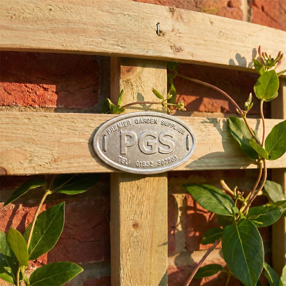 image 1 of Privacy Arch Top Wooden  W:6ft x H:5ft Trellis Fence Topper Plant Support (Pack of 3)