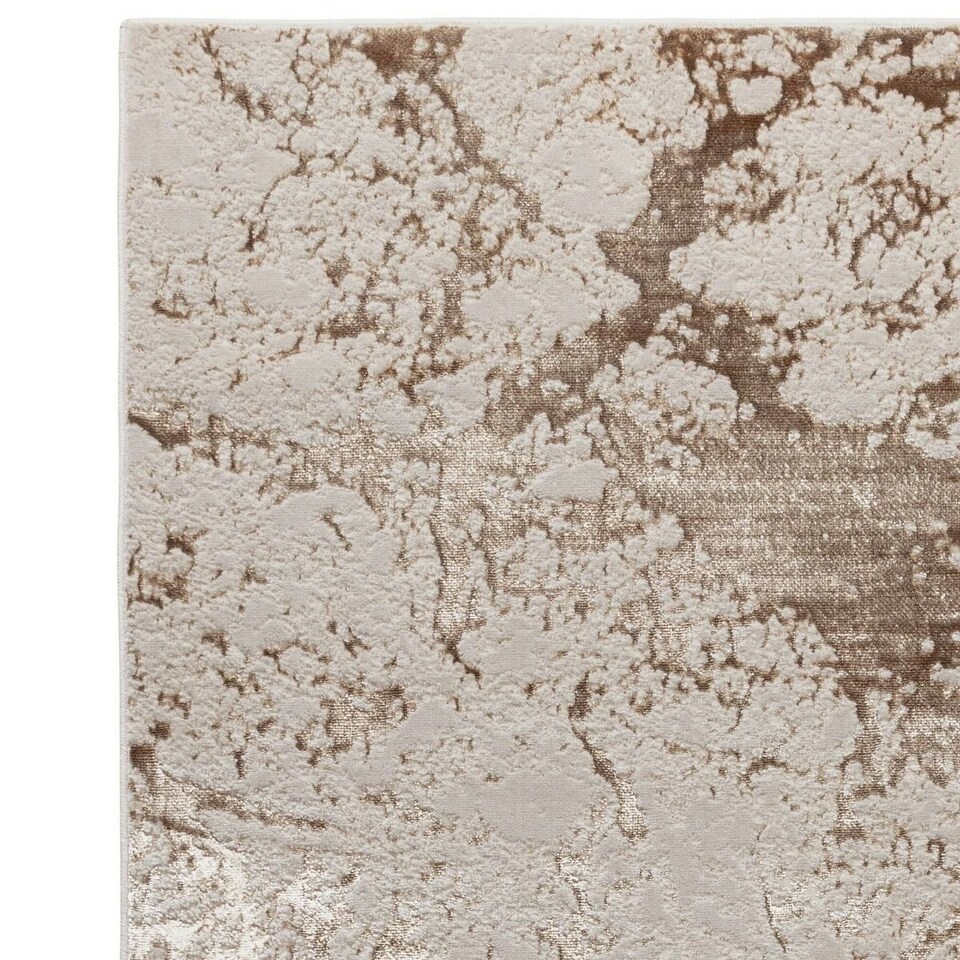 image 1 of Modern Rug, Abstract Anti-Shed Rug for Living Room, & Bedroom, Dining Room Rug with 8mm Thickness-200cm X 290cm Bronze | 200cm X 290cm