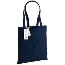 Westford Mill EarthAware Organic Bag For Life Tote Bag - French Navy - One Size Blue