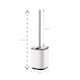 image 2 of Showerdrape Echo White Toilet Brush & Holder | White | 1