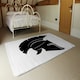 image 3 of Roman Helmet (Rug) Black | Medium: 80x150cm