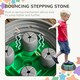 image 4 of ZONEKIZ Kids Stepping Stones, 11 Pieces Balance River Stones for Obstacle Course