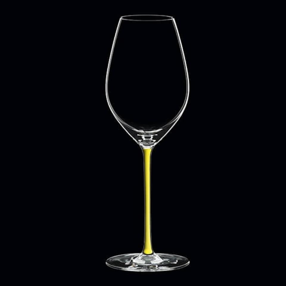 image 1 of Riedel Hand Made Fatto A Mano Champagne Wine Glass Yellow
