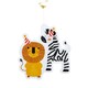 image 2 of Safari Animals Swirl Hanging Decorations - Pack of 2
