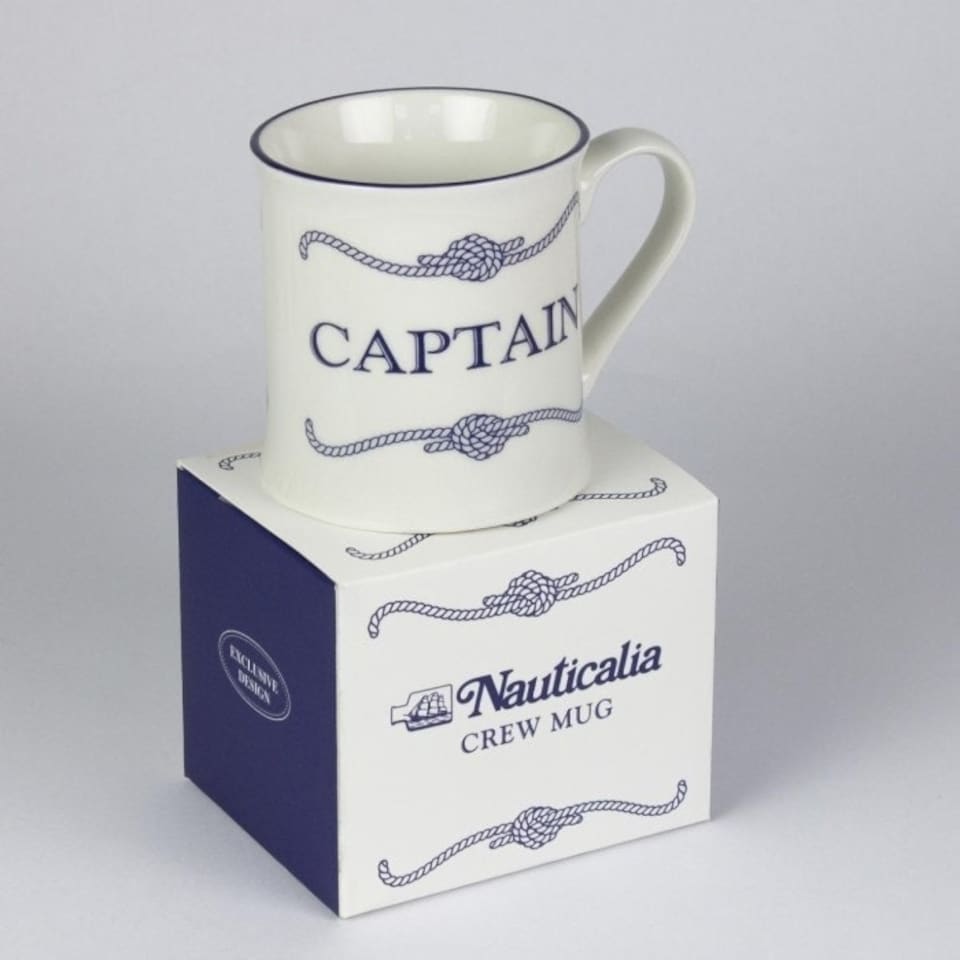 image 1 of Nauticalia China Mug Captain 275ml